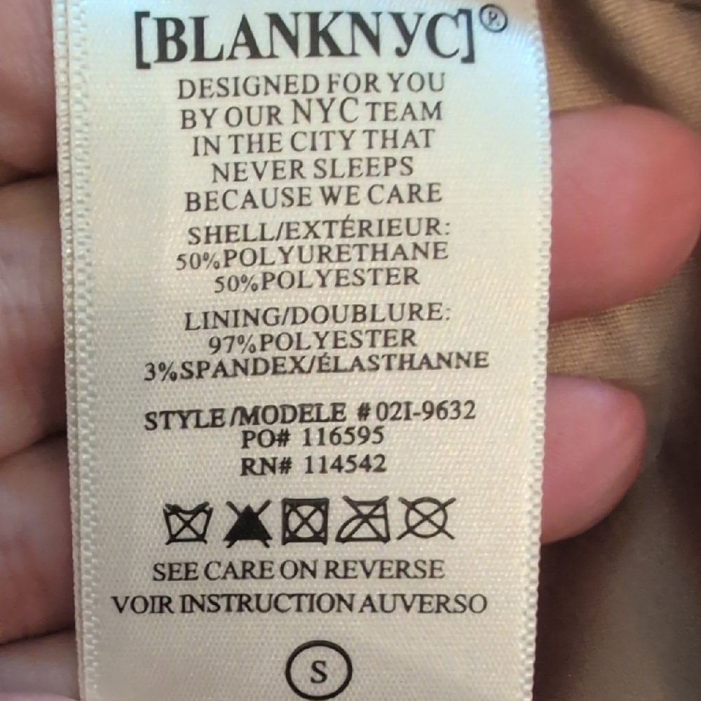 Blank NYC Tan Gold Jacket with Vintage Appeal - Picture 12 of 14